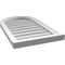 Ekena Millwork Round Top Surface Mount PVC Gable Vent w/ 2"W x 2"P Brickmould Sill Frame, 18"W x 30"H GVPRT18X3003SN - alternate 2